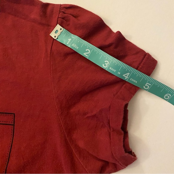 2005 Hot Topic Emily the Strange babydoll tee Faux button up goth size L - Picture 8 of 9